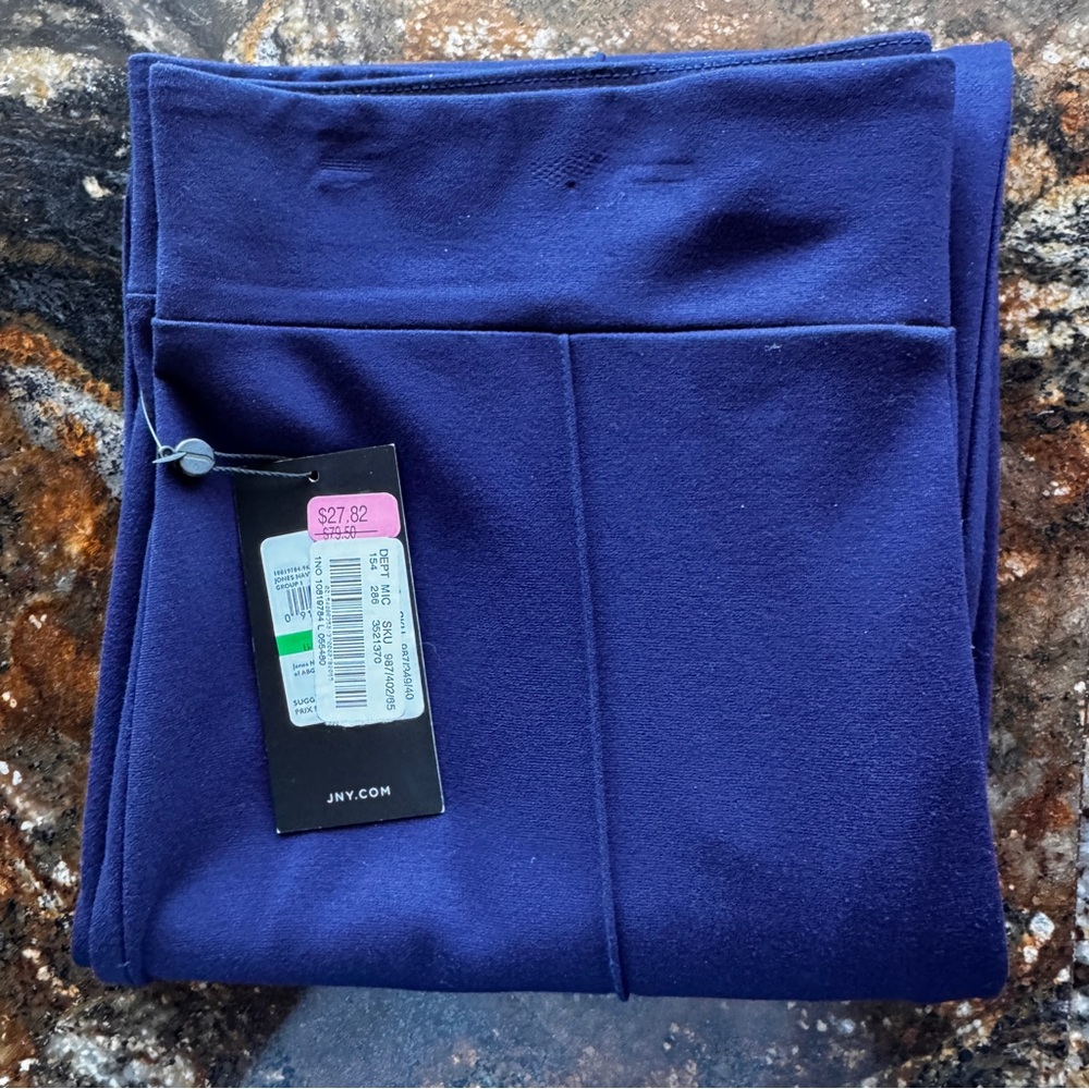 Jones New York Deep Blue Pants, NEW WITH TAGS